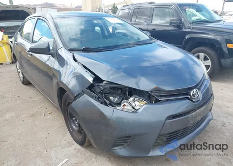 2015 Toyota Corolla Le из США, поврежденный, VIN 5YFBURHE0FP241234